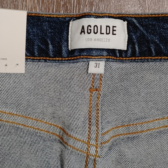 AGOLDE Riley High Rise Straight Crop Jeans - Picture 12 of 16